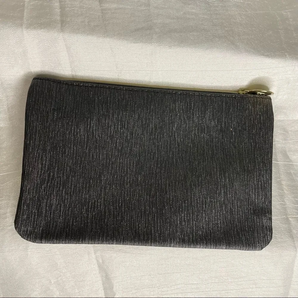 NWOT Ipsy 2 bags, Black Gold September 2016 Glamazon Bag & Black Studded Dead